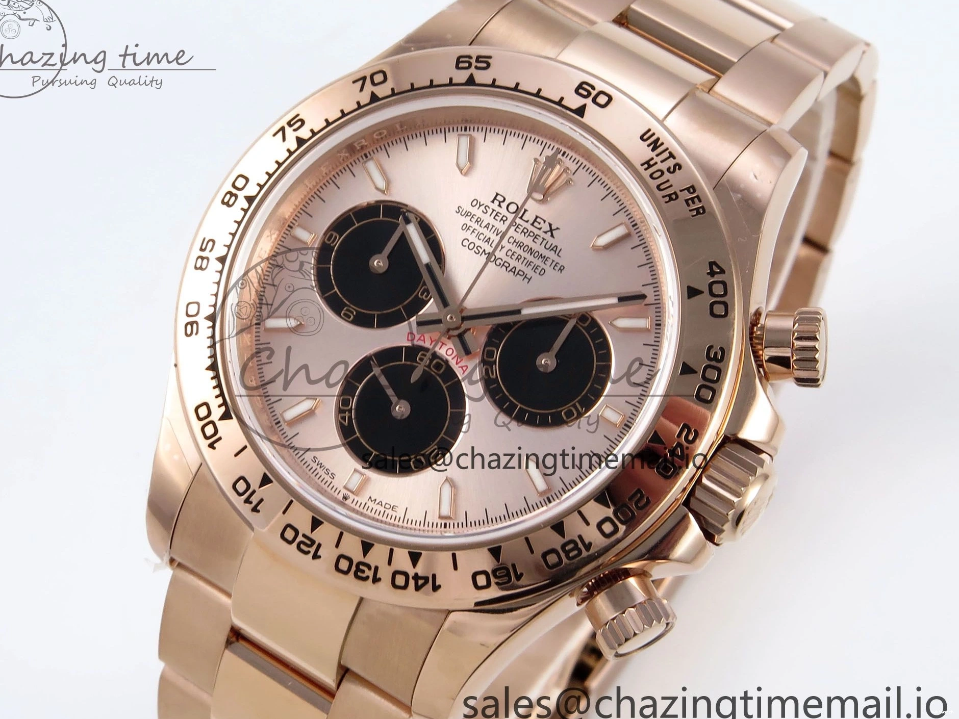 SH4131 Dial V5 Edition 126505 Braclet RG QF on 1:1 RG Daytona Best Black 0510